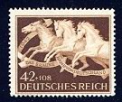 Race Horses Issue Germany, 1942 Discounted 2nd Quality